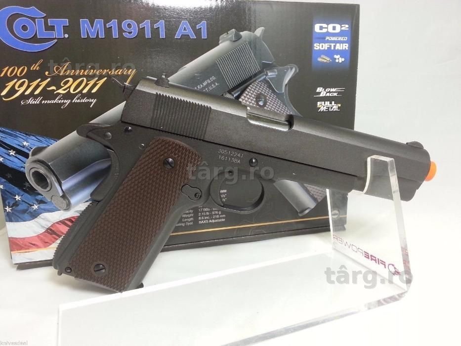 PRET IMBATABIL!! Pistol Colt (De Putere Mare) Airsoft Puternic pusca