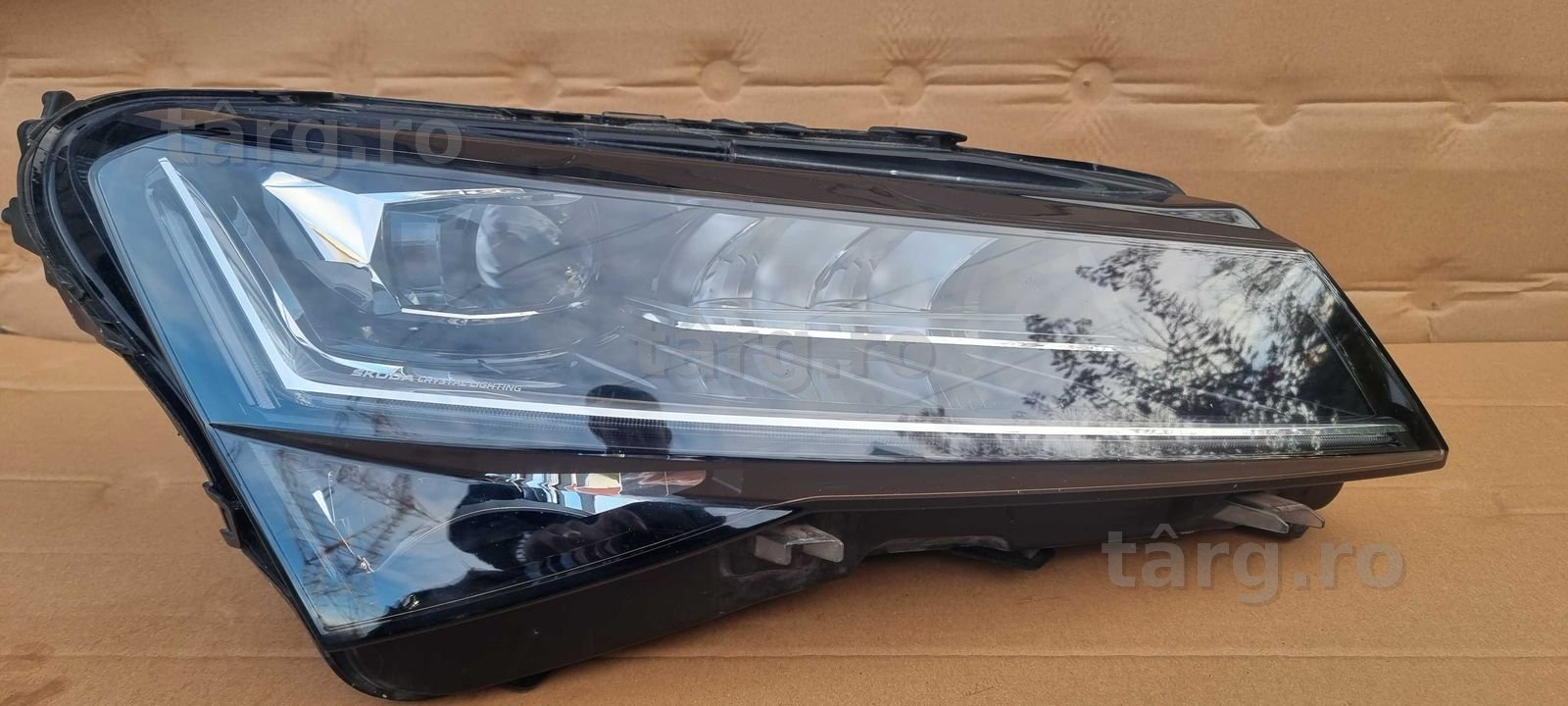 Far dreapta Full Led Skoda Superb 3 Facelift Crystal Lighting 2019 +