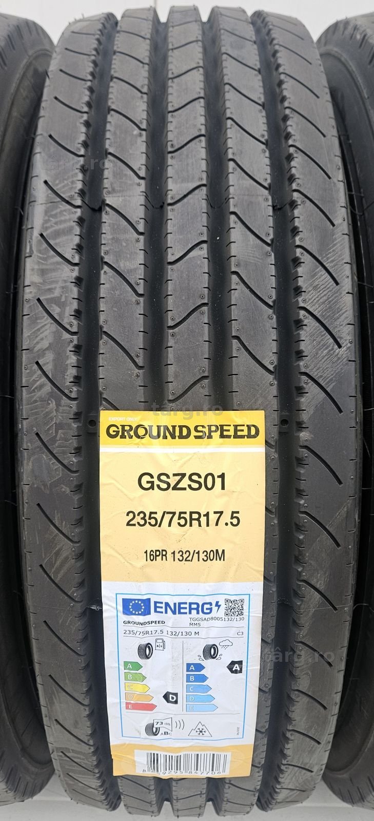235/75 R17.5, 132M, GROUNDSPEED GSZS01, Anvelope de directie M+S 2