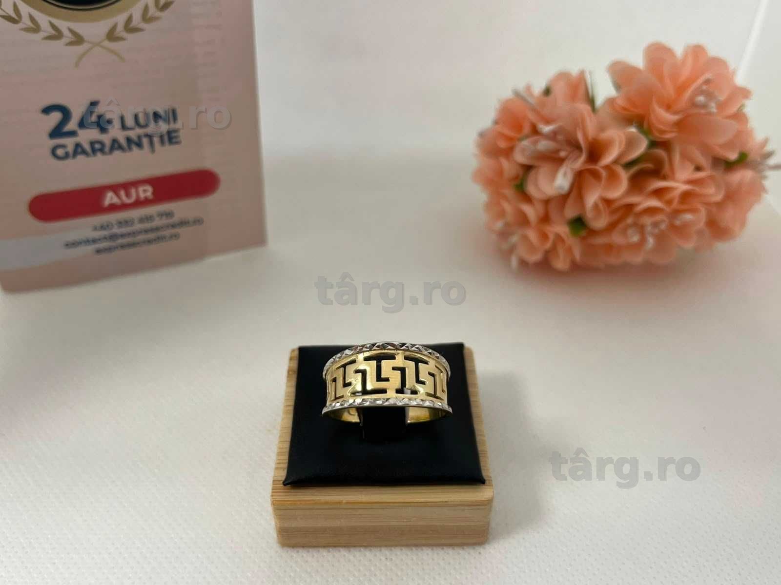 Inel aur 14K 3.74g (Ag16 Moldova b32999.3) - Garantie 2 ani! 2