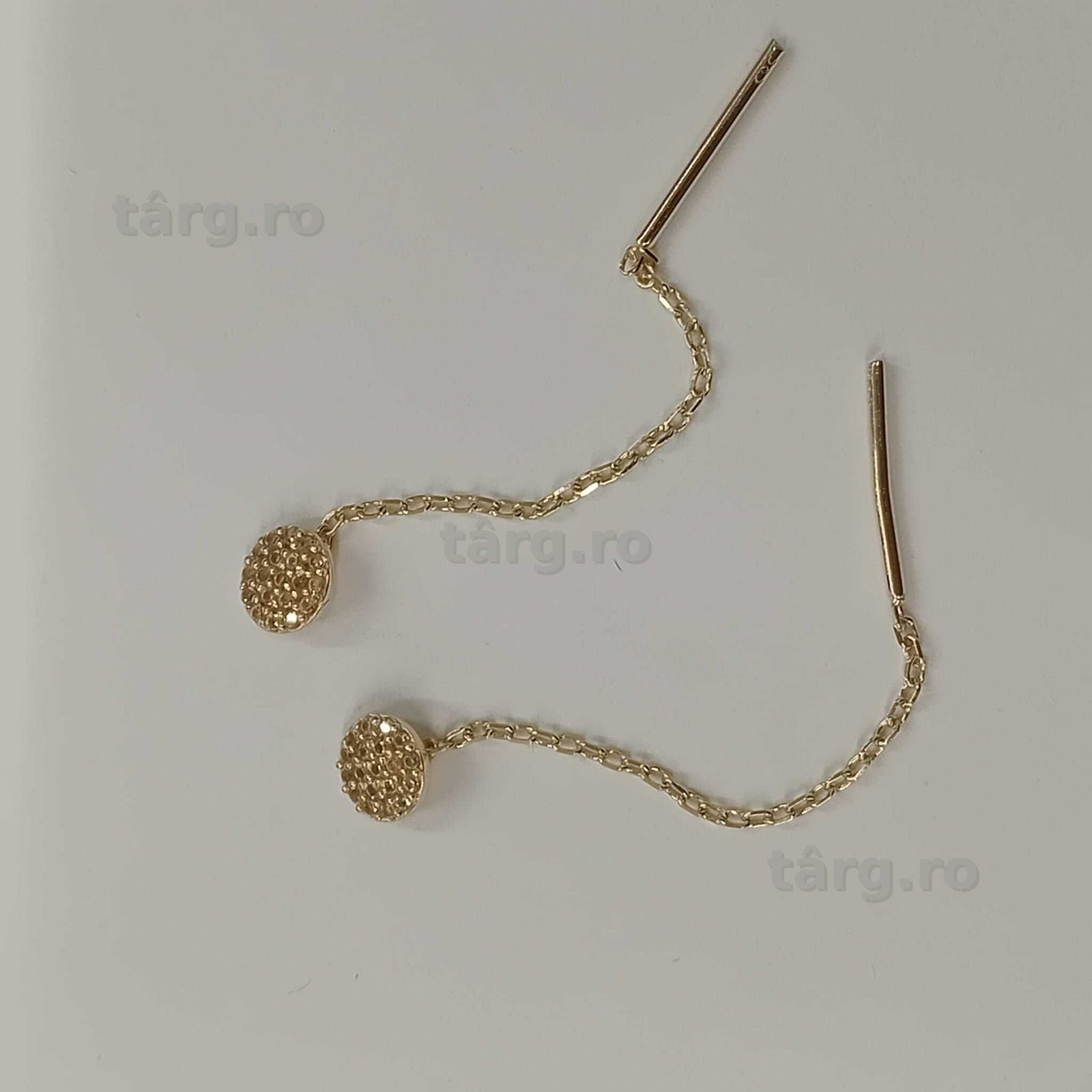 Cercei Aur 14k 1.46g (ag49 Esplanada b.8469) 2 ani garantie 4