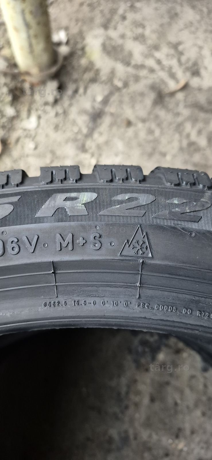 4 anvelope iarna ca noi Pirelli 285/35/22,dot 2023.Pret/bucata. 8