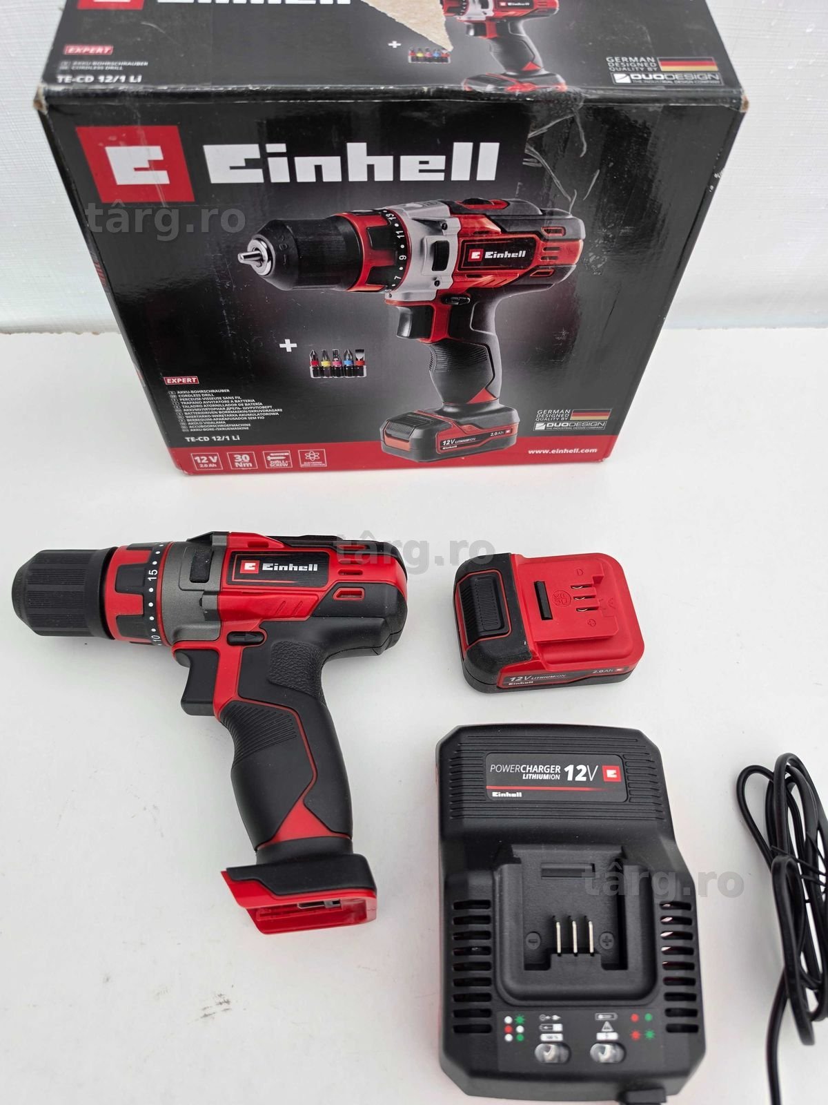 Einhell TE-CD 12/1 Li Masina de gaurit si insurubat