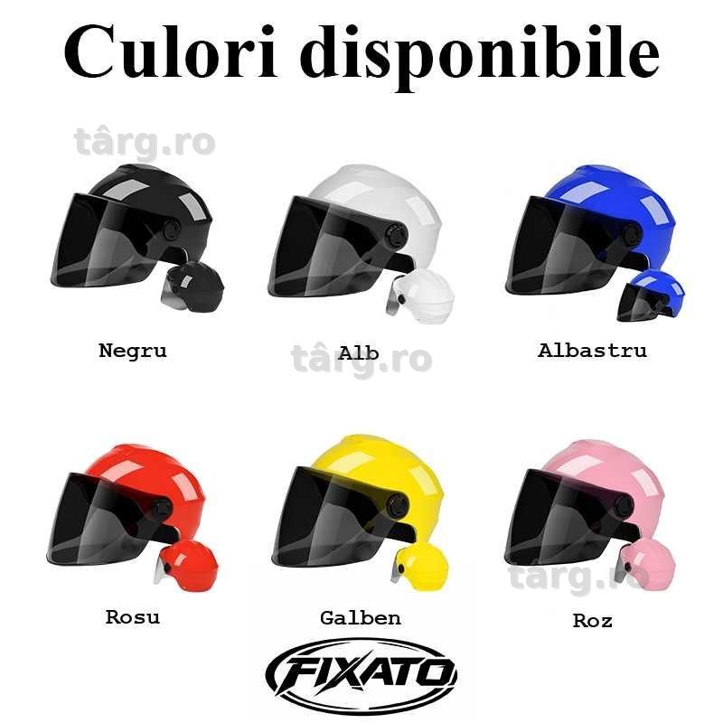 Casca Scuter/Bicicleta electrica unisex, marime universala, Galben 4