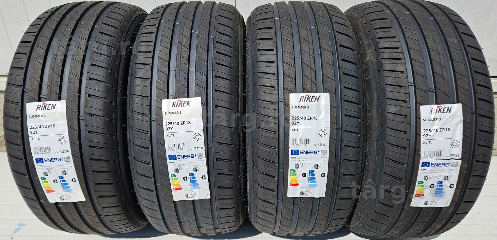 225/40 R18 92Y XL RIKEN (By Michelin) B/B/71 Anvelope de vara protectie janta