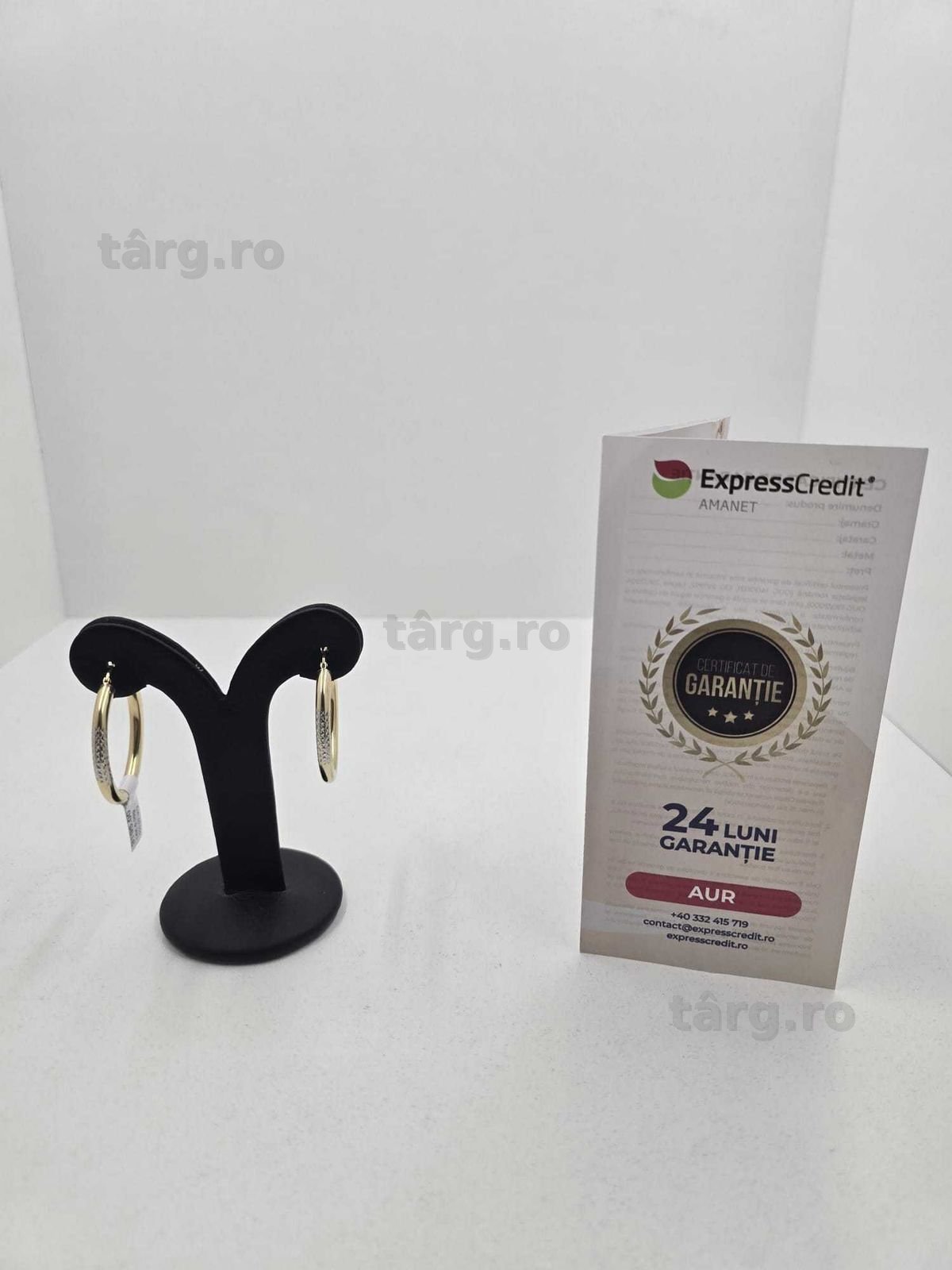 Cercei  aur 14K 6.39gr (Ag25 Belvedere B.43317.1)-Garantie 2 Ani!