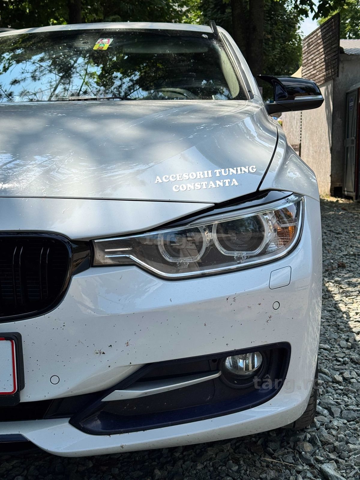 Ornamente / Pleoape Faruri BMW Seria 3 F30 F31 Negru Lucios