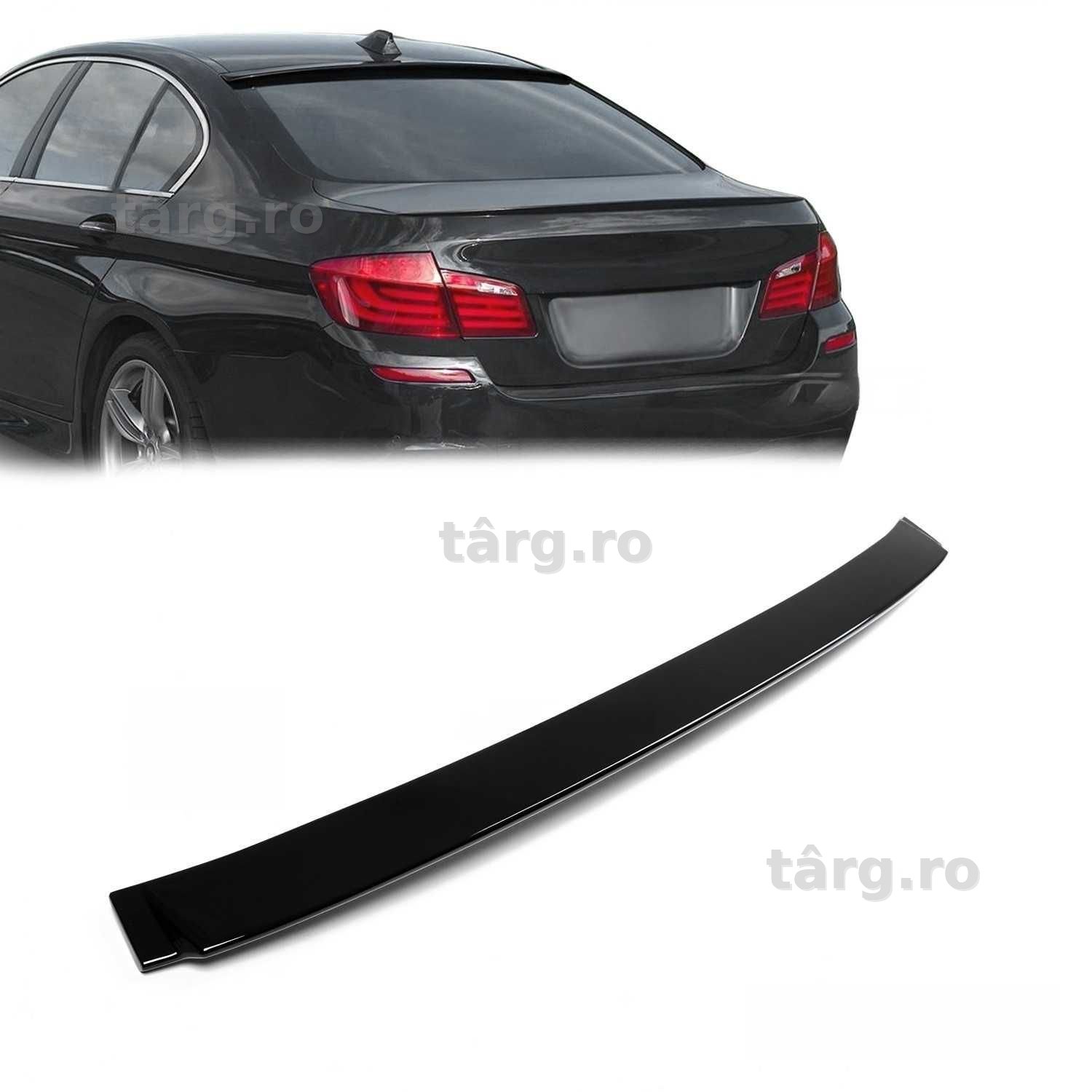 Eleron Luneta Lip Spoiler Geam BMW Seria 5 F10, Negru Lucios, ABS