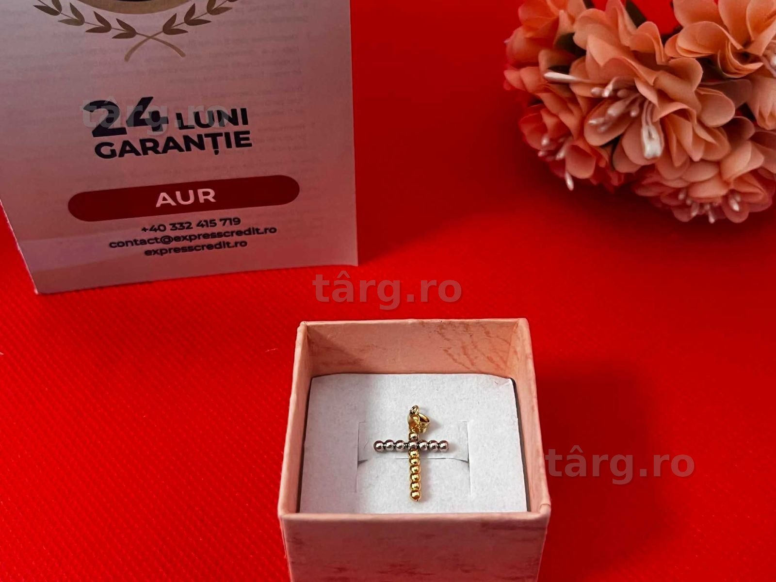 Pandantiv Aur 14k 0.70g (AG16 Moldova b32290)-Garantie 2 ani! 2