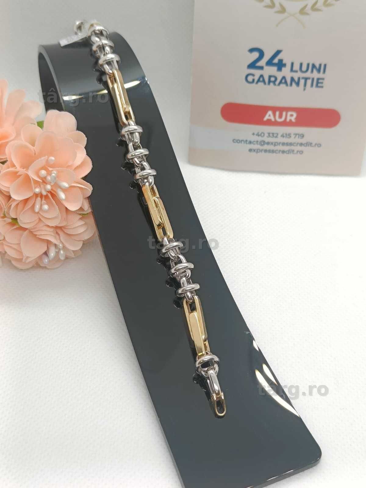 Bratara aur 14K 7.15g (Ag16 Moldova b33071) - Garantie 2 ani! 3