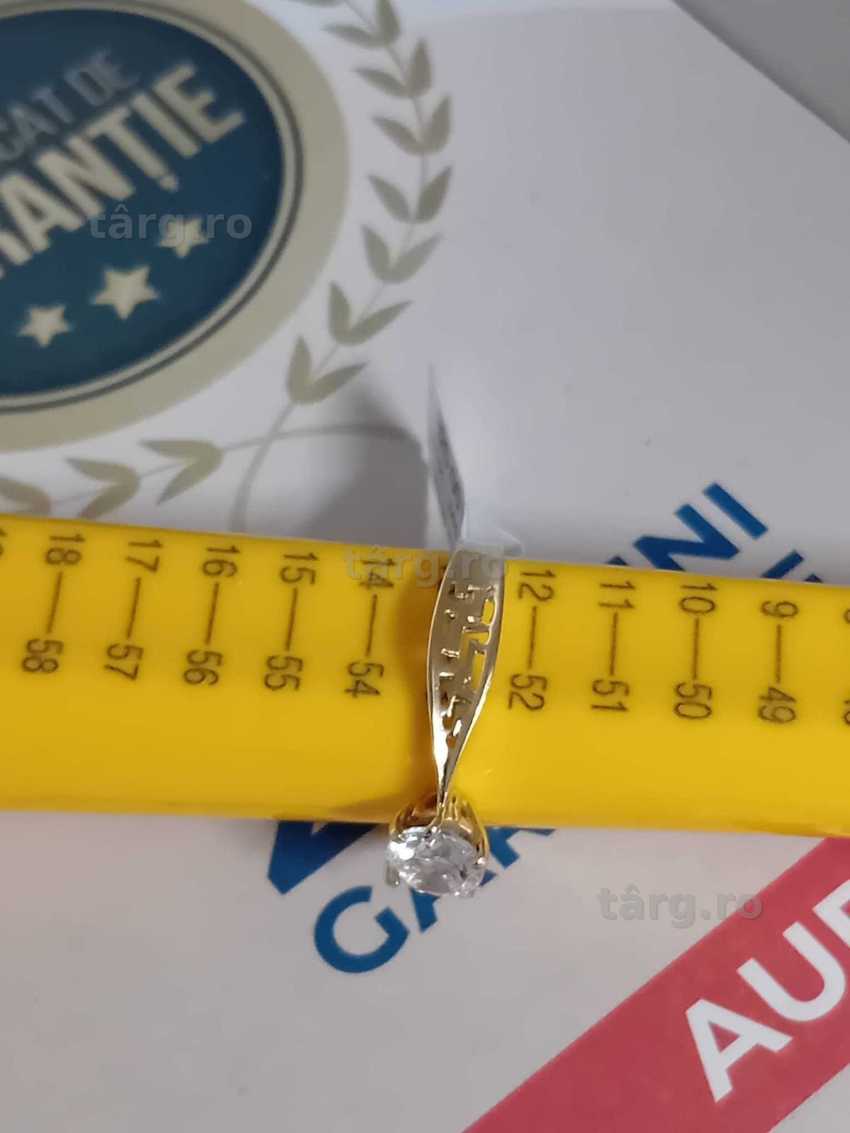 Inel aur 14k 1.94g [Tomesti-b:33326]-Garantie 2 ani! 2
