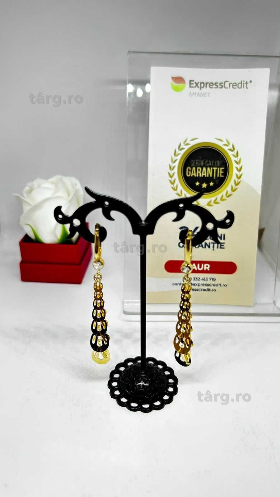 Cercei Aur 14K 4.85g (AG1 Alexandru B54034.5) - Garantie 2 ani!