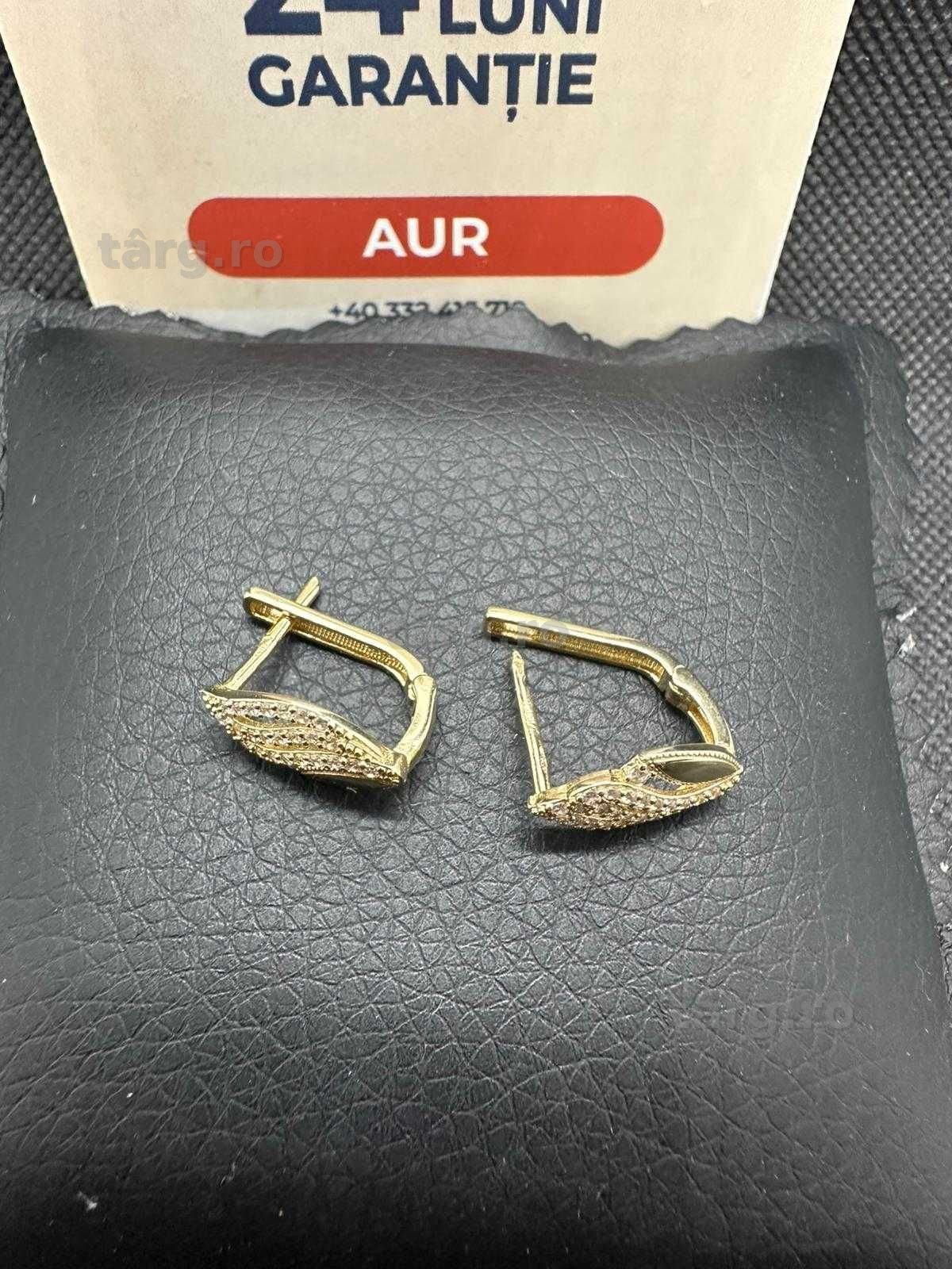 Cercei 14k 2.58g (Ag31 Barboi B.24959.1) Garantie 2 ani! 2