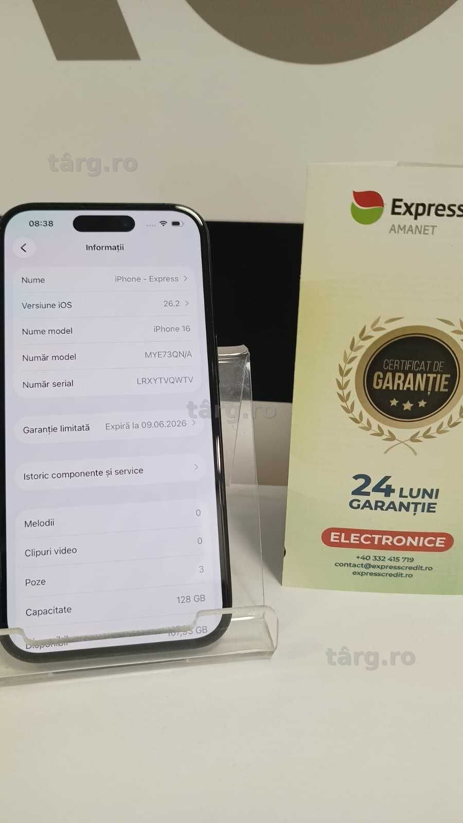 iPhone 16 128Gb [AG24 Harlau B.45822] - Garantie 2 ani! 2