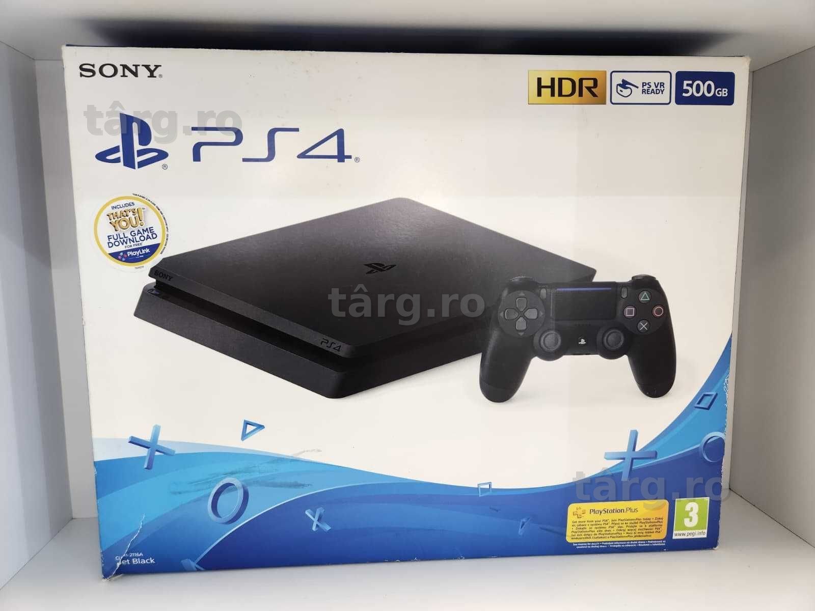 Consola Sony PlayStation 4 Slim 500Gb (Ag8 Tudor/B75337) – Garantie 2 Ani! 2