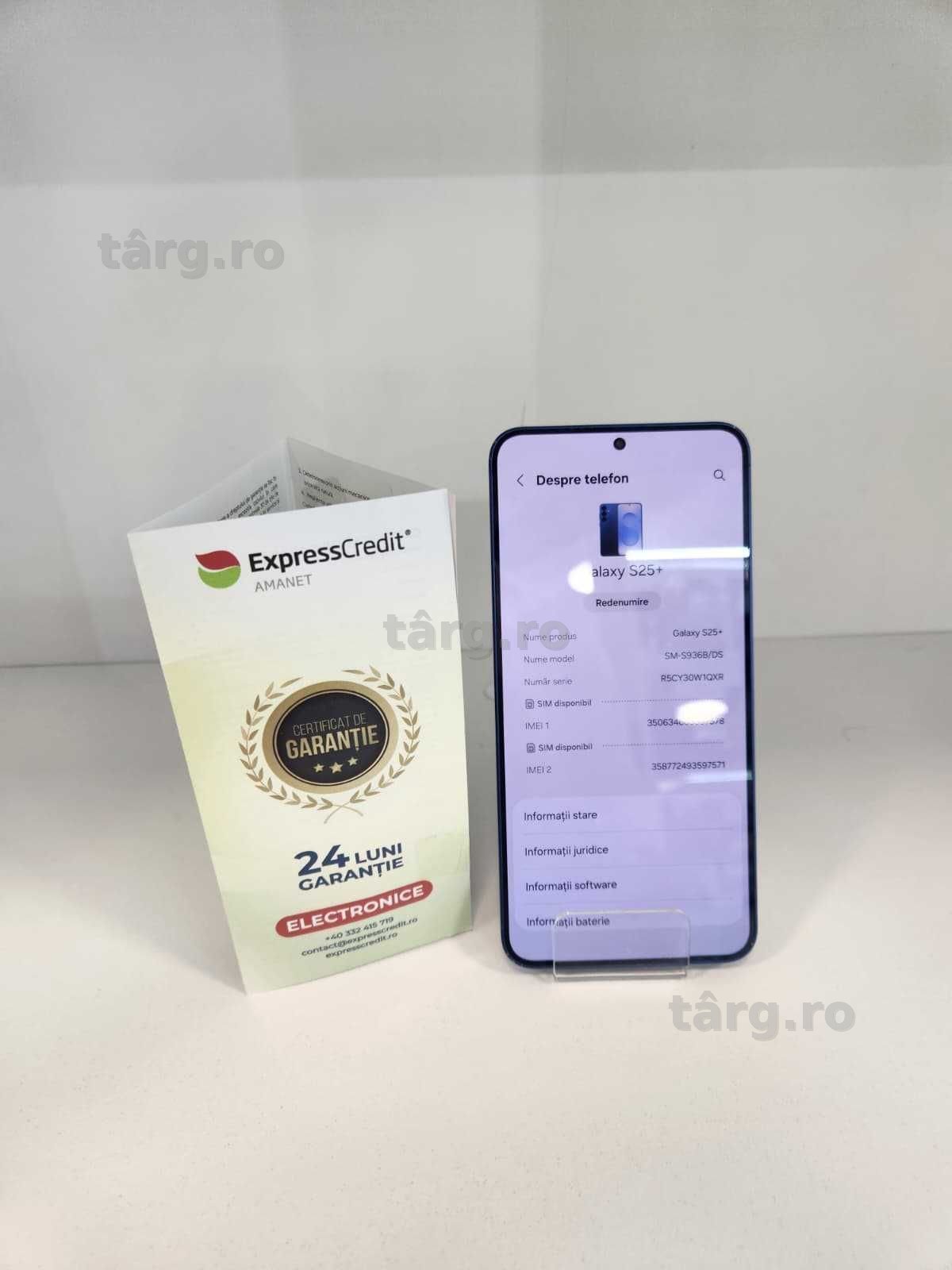 Samsung S25 Plus 12/256 gb (Ag8 Tudor/B74494) – Garantie 2 Ani! 2