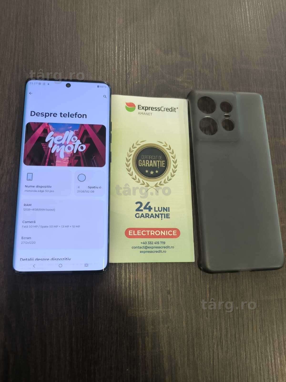Telefon Motorola Edge 50 Pro 5G (AG24 Harlau b.46405) - Garantie 2 ani! 3
