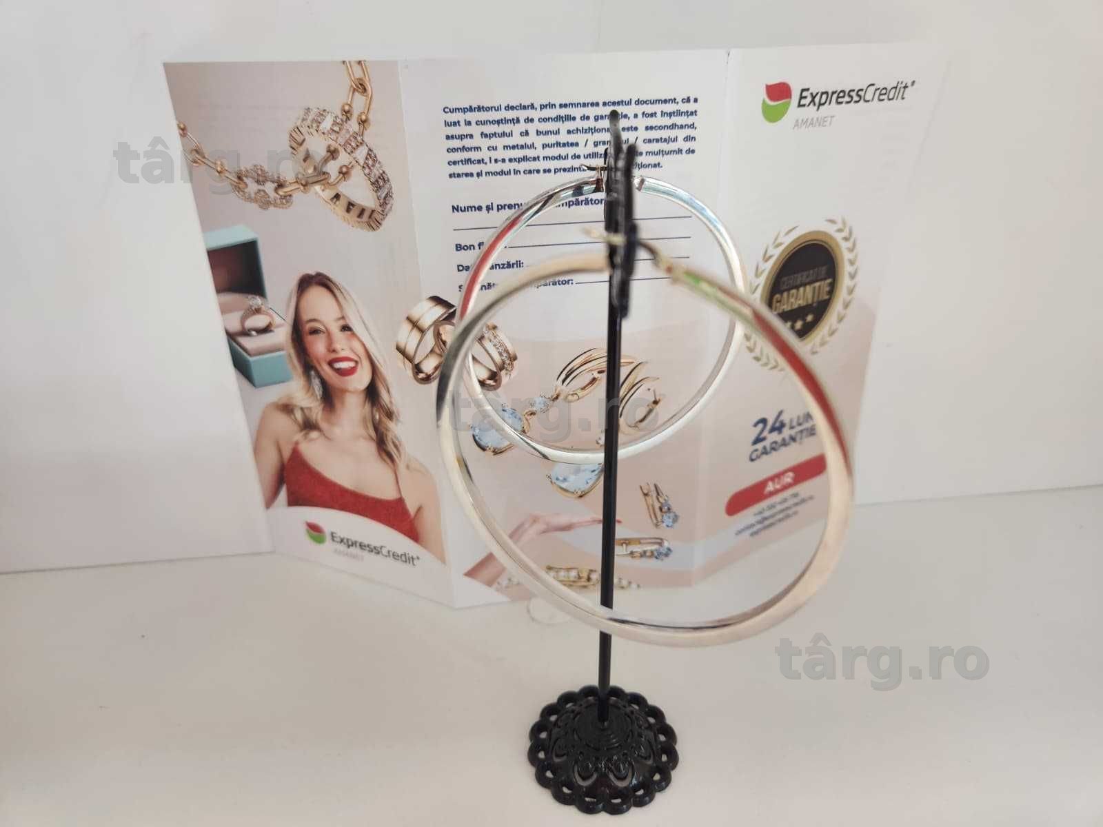 Cercei aur 14k 8.26g( b68155.3/AG2 Tudor)- Garantie 2 ani! 3