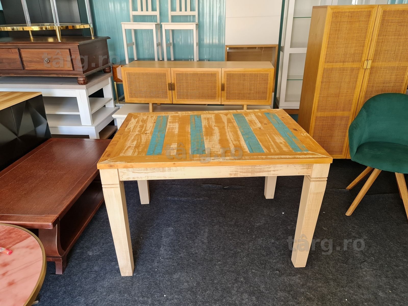 Masa din lemn în stil Vintage 120L/90l/80H