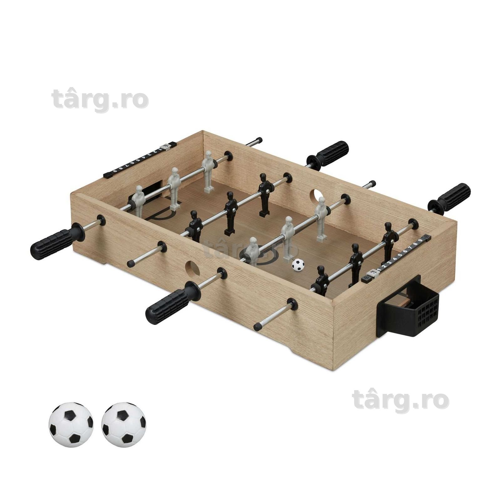 Masa de foosball 12 jucatori 4 manere tablou pentru scor lemn 60x51