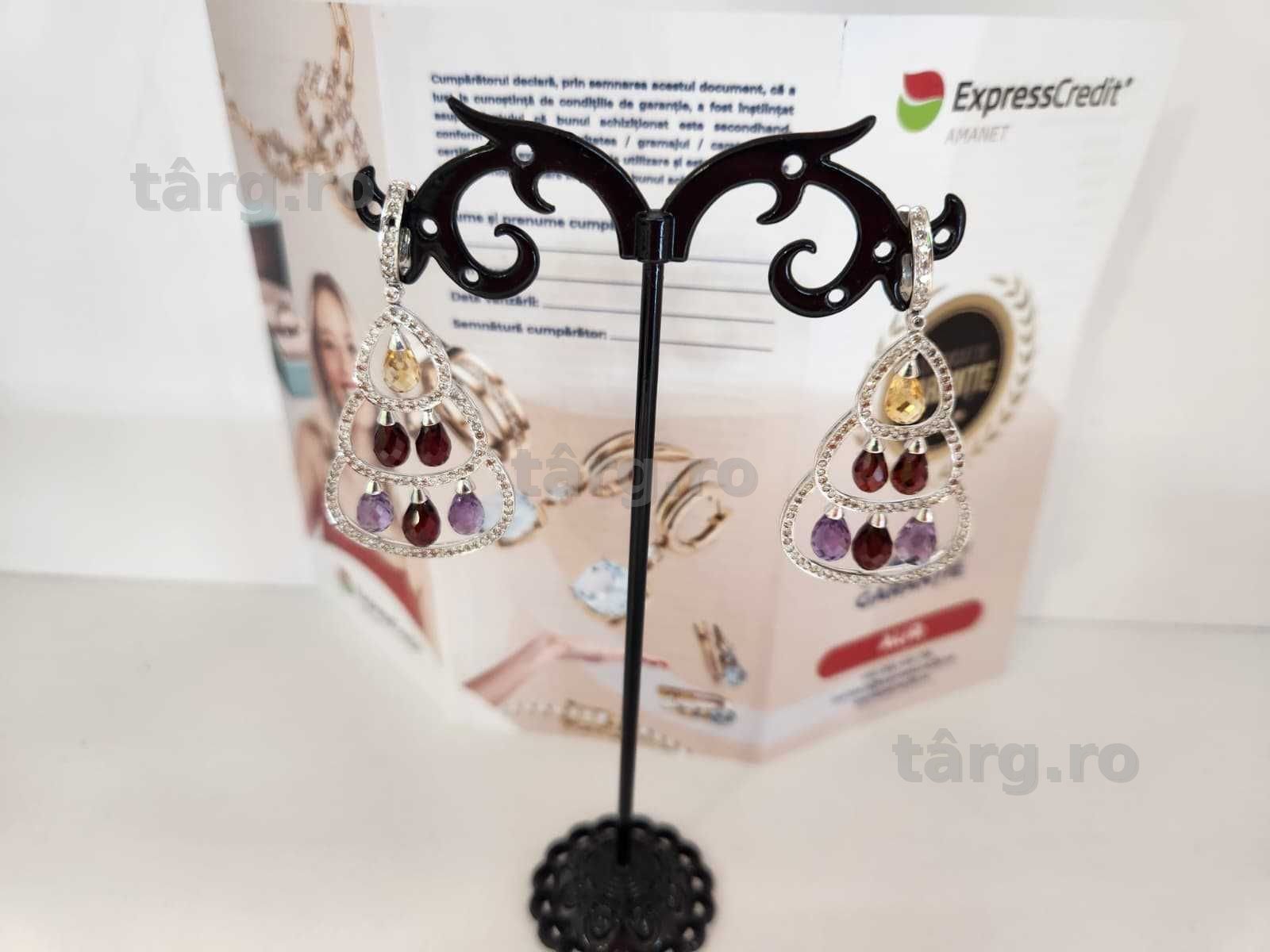 Cercei aur 18k 12.5g( b68442.3/AG2 Tudor)- Garantie 2 ani! 2