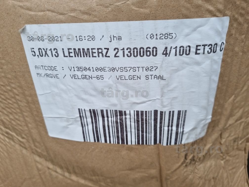 Jante noi remorca LEMMERZ 5Jx13, 4/57/100, ET30 5