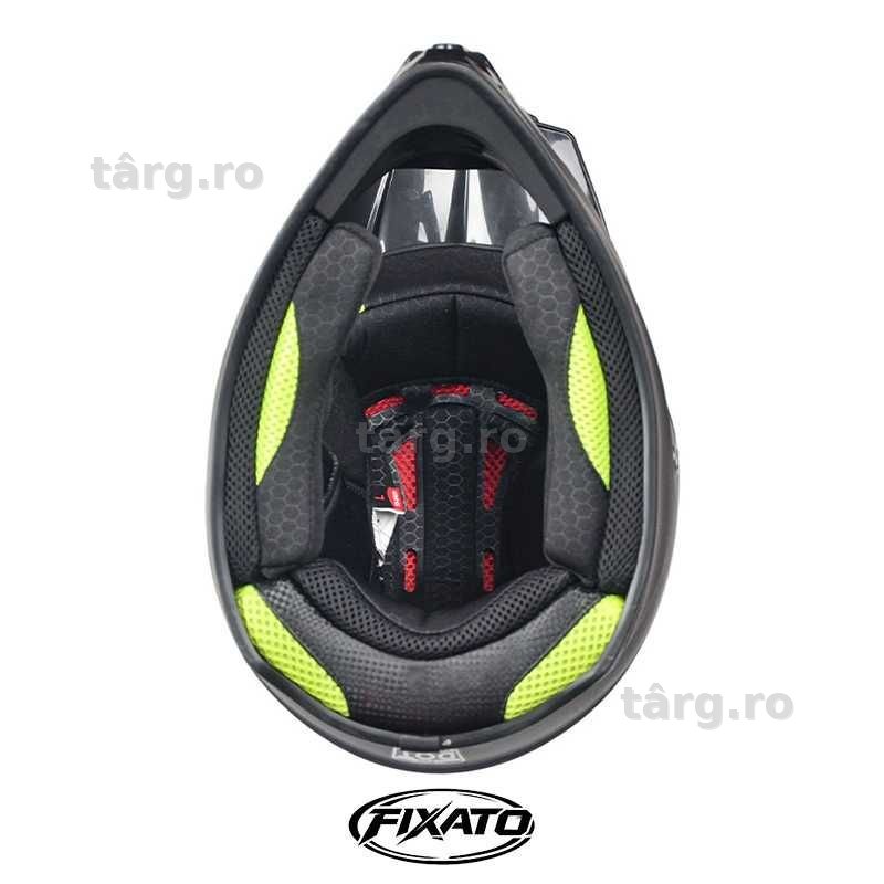 Casca Moto Enduro Cross ATV - S / M / L / XL - Rosu 5