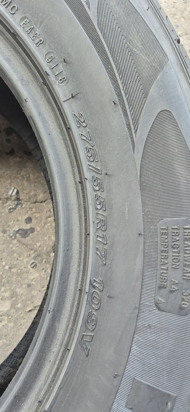 2 anvelope vara Nexen 275/55/17.Pretul este pe bucata. 5