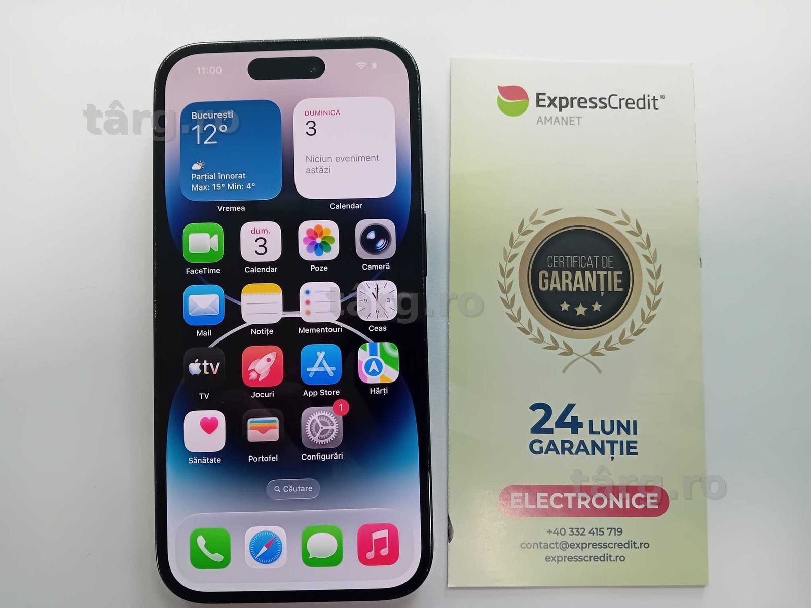 (Ag33) Telefon Apple iPhone 14 Pro 6/128GB Bat 84% Garantie 2 ani