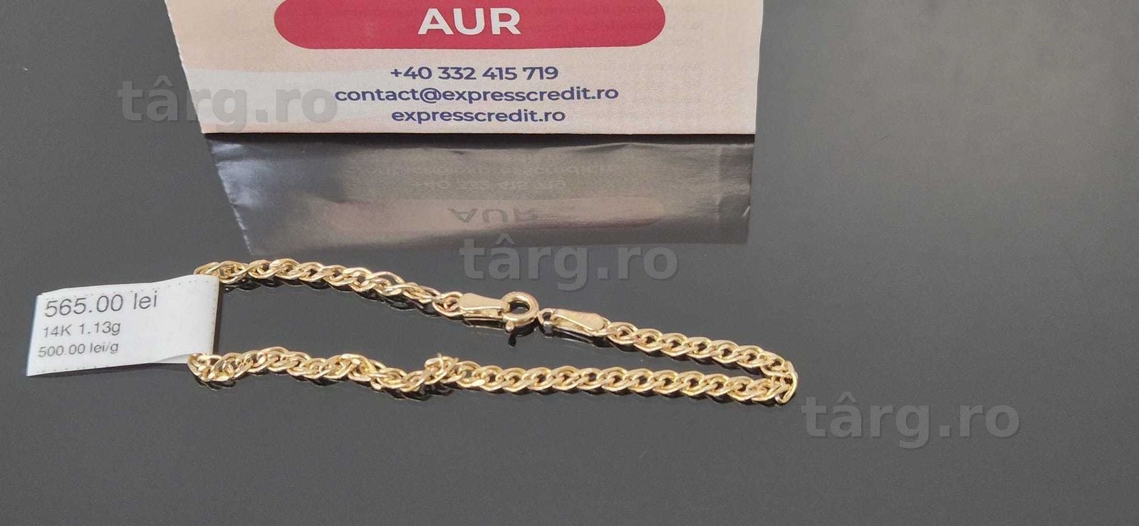 (AG46) Bratara aur 14K B.4818.2 2