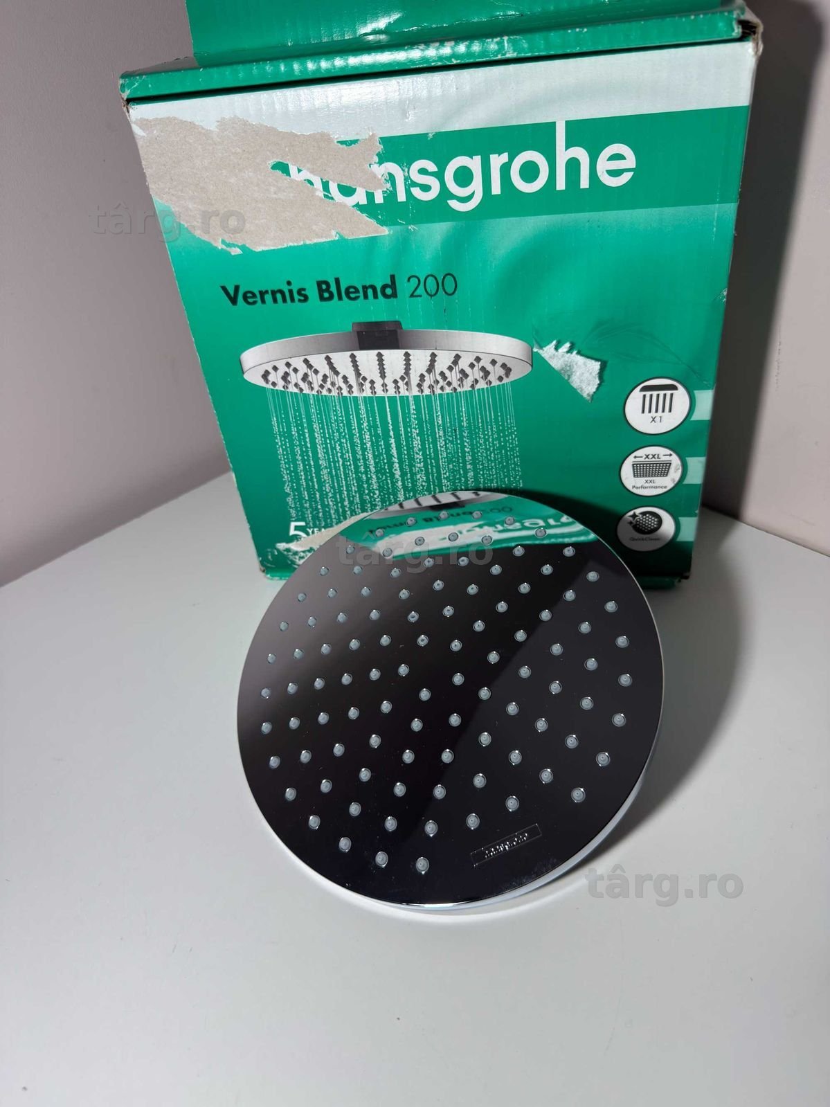 Palarie de dus Hansgrohe Vernis Blend crom lucios 200 mm