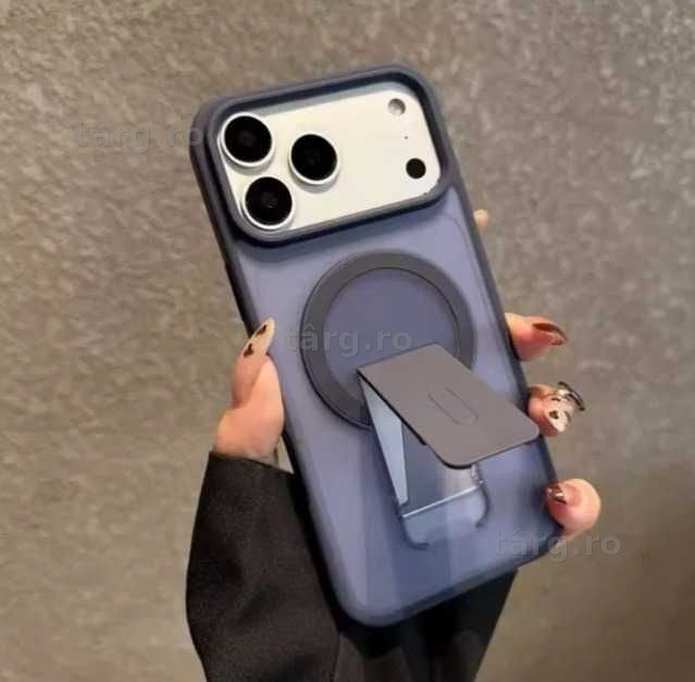 Husa de protectie cu MagSafe si Suport Birou Pliabil pentru iPhone 17 Pro Max 6