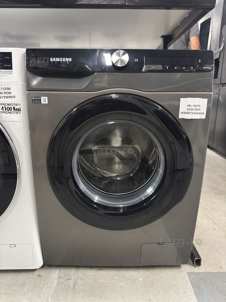 !! PROMOTIE !! Masina de spalat rufe Samsung SmartThings WW80T534AAXA 8 kg, WIFI, autodozaj detergent, factura+ garantie