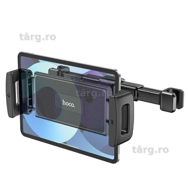 Suport Tetiere Scaun Auto HOCO, Multifunctional Hold, Tableta, Telefon 3