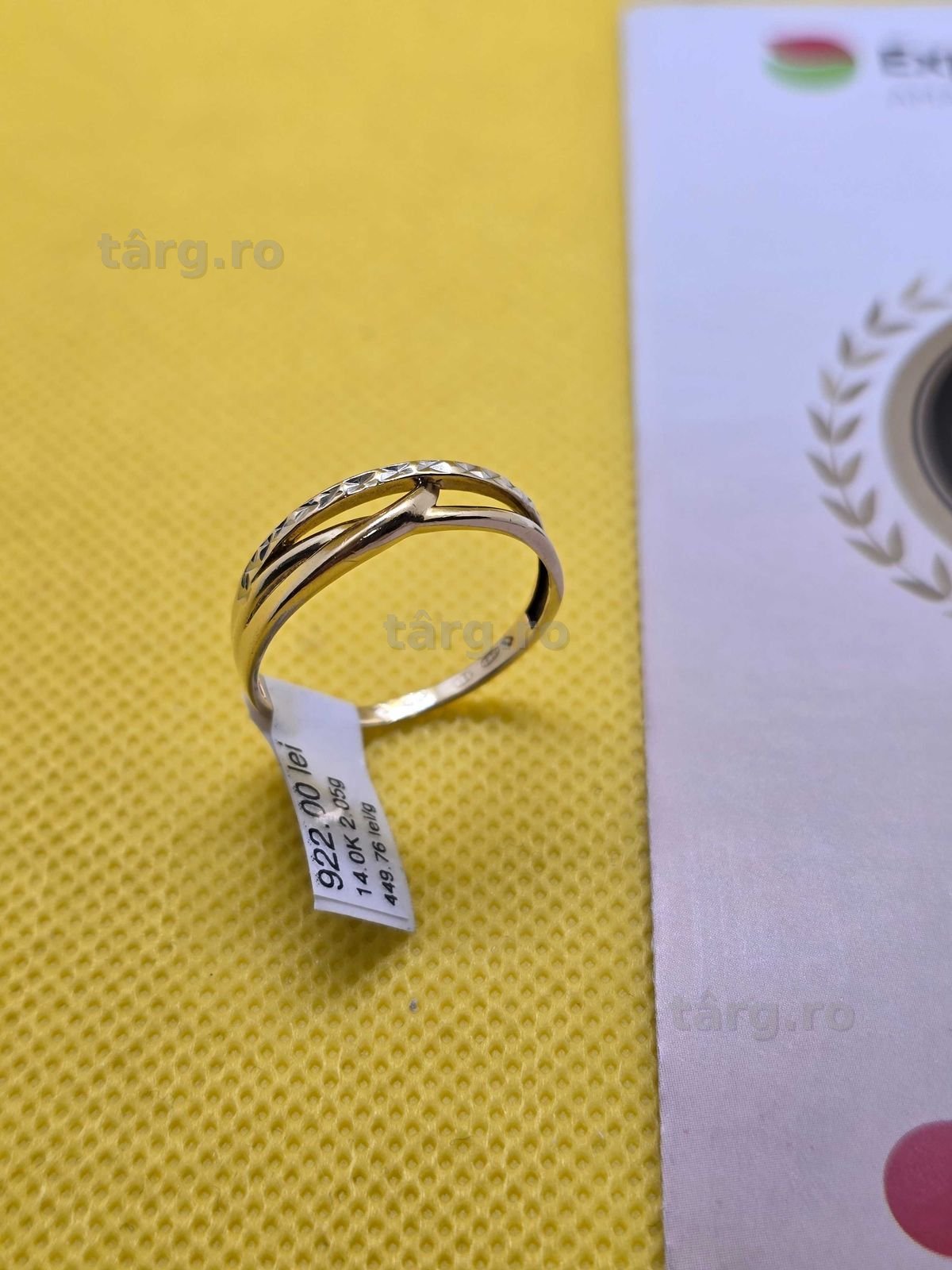 Inel de aur 14k (Ag29 Siraj b.33585.2) Garantie 2 ani 3