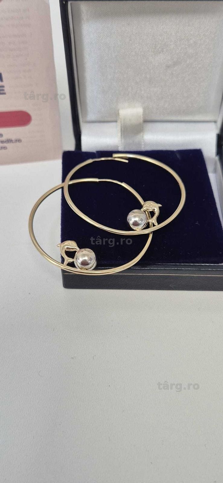 (AG46) Cercei aur 14K B.4591.1 2
