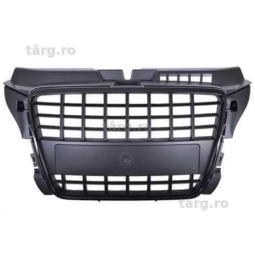 Grila sport AUDI A3 (8P) Facelift 2008-2012 model S-line Negru