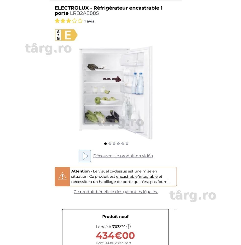 Frigider încorporabil Electrolux LRB2AE88S