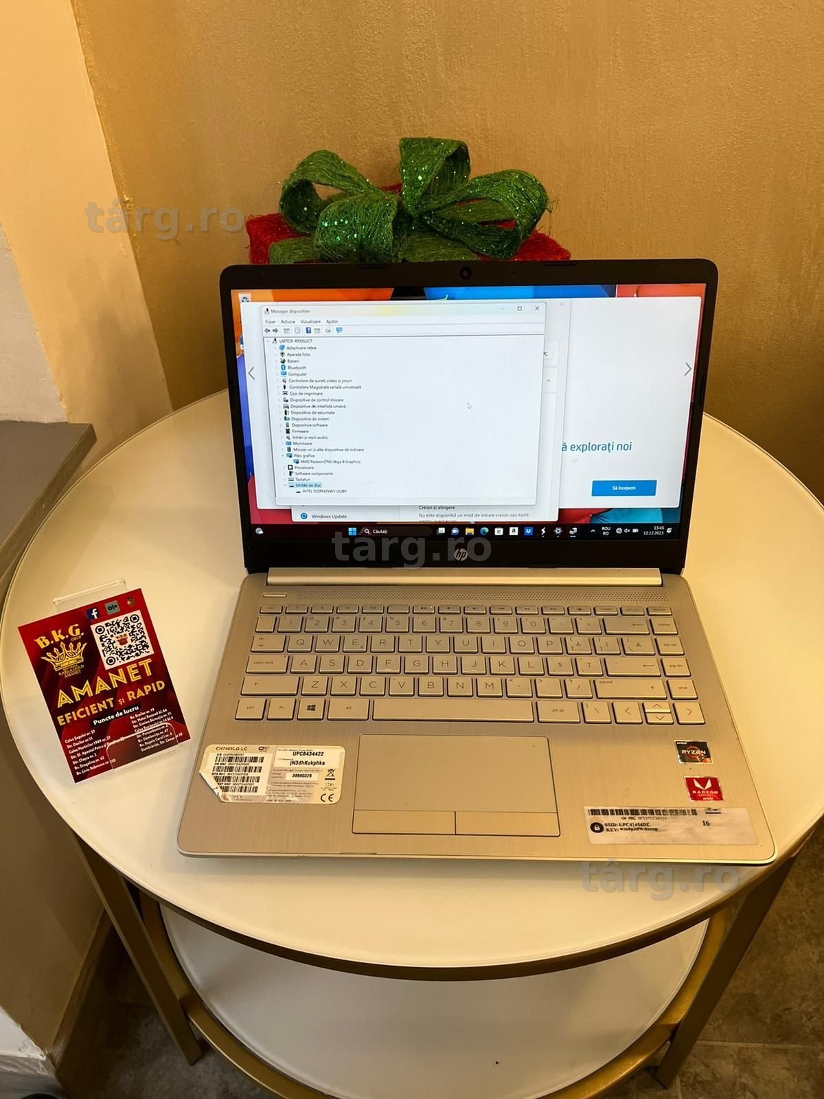 Laptop HP 14-DK0009NQ Amanet BKG