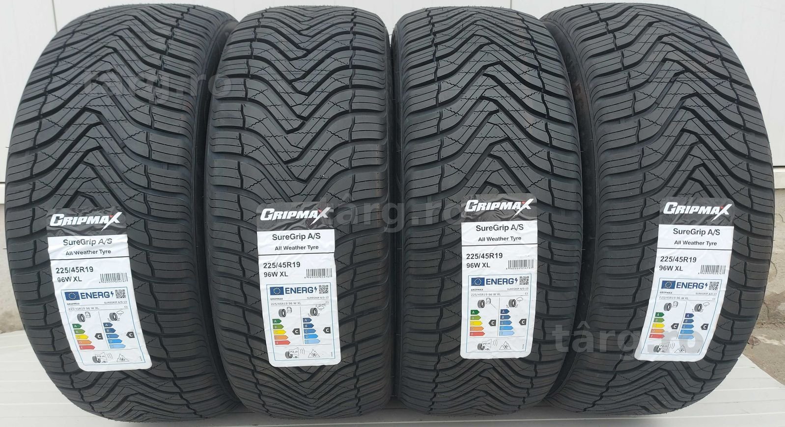 225/45 R19, 96W XL, GRIPMAX Suregrip A/S, Anvelope mixte M+S
