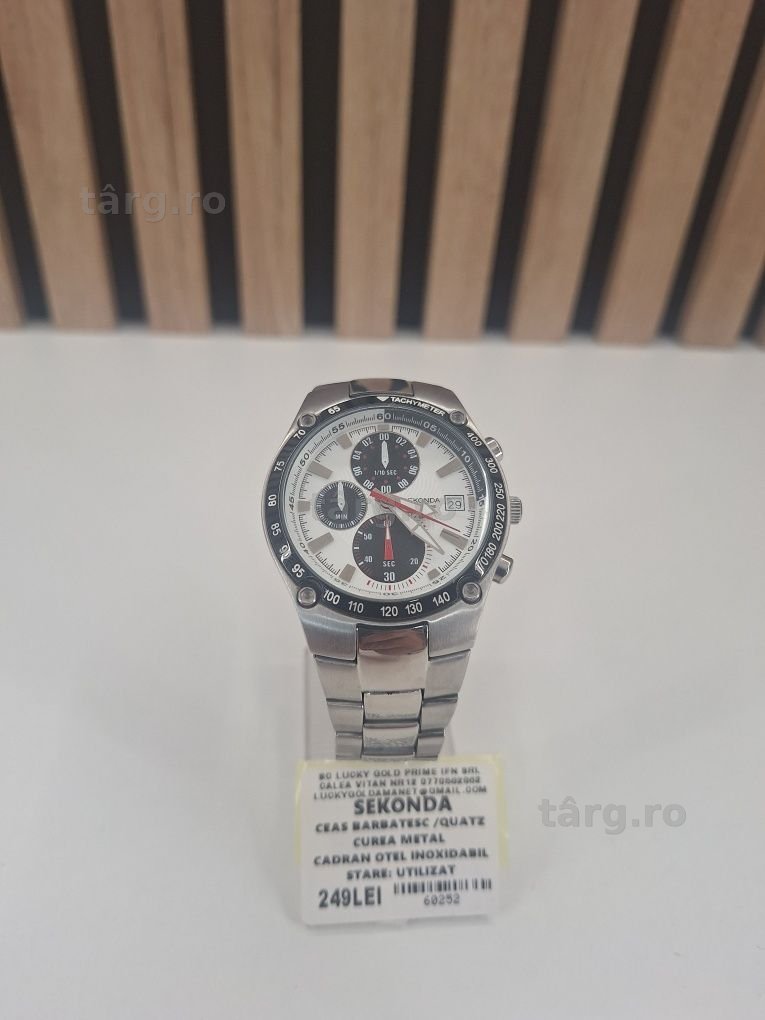 Ceas Sekonda Curea Metal Garantie/Factura #60252