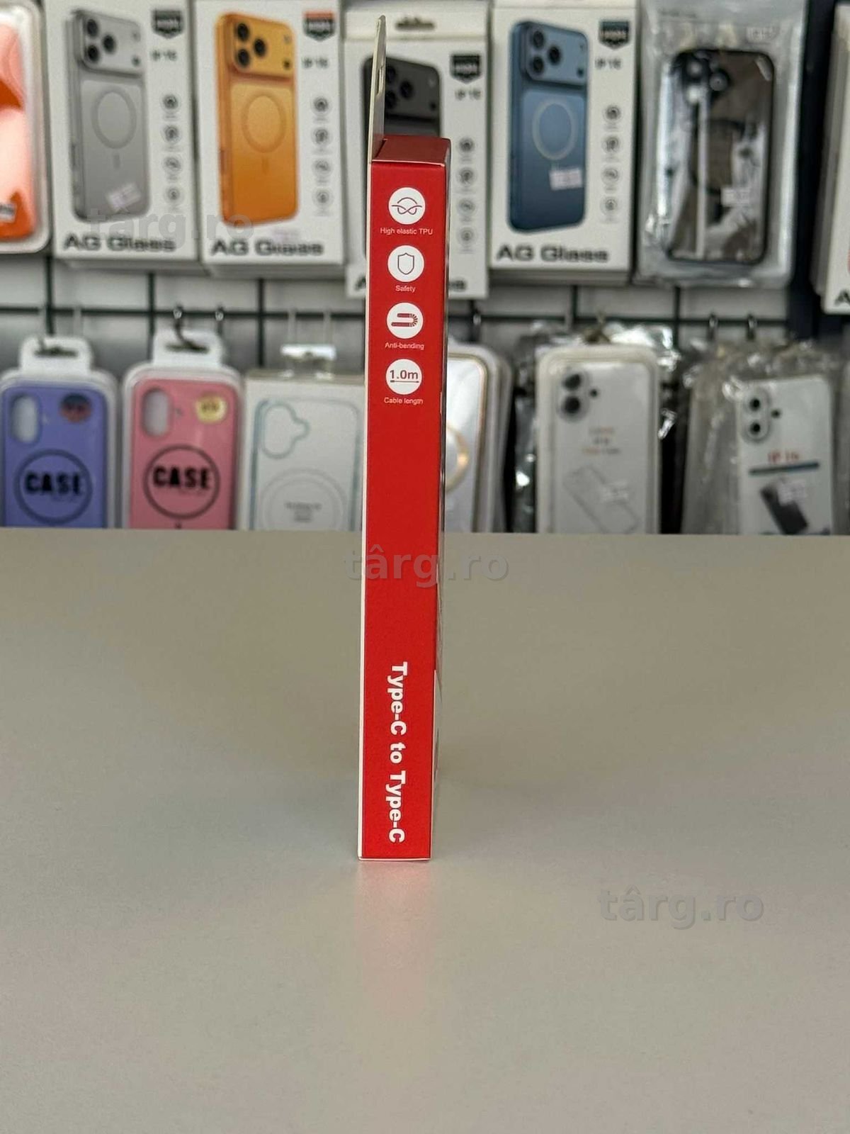 Cablu de date si Incarcare rapida, Tip C - Tip C, Putere 60W, Lungime 1m 2