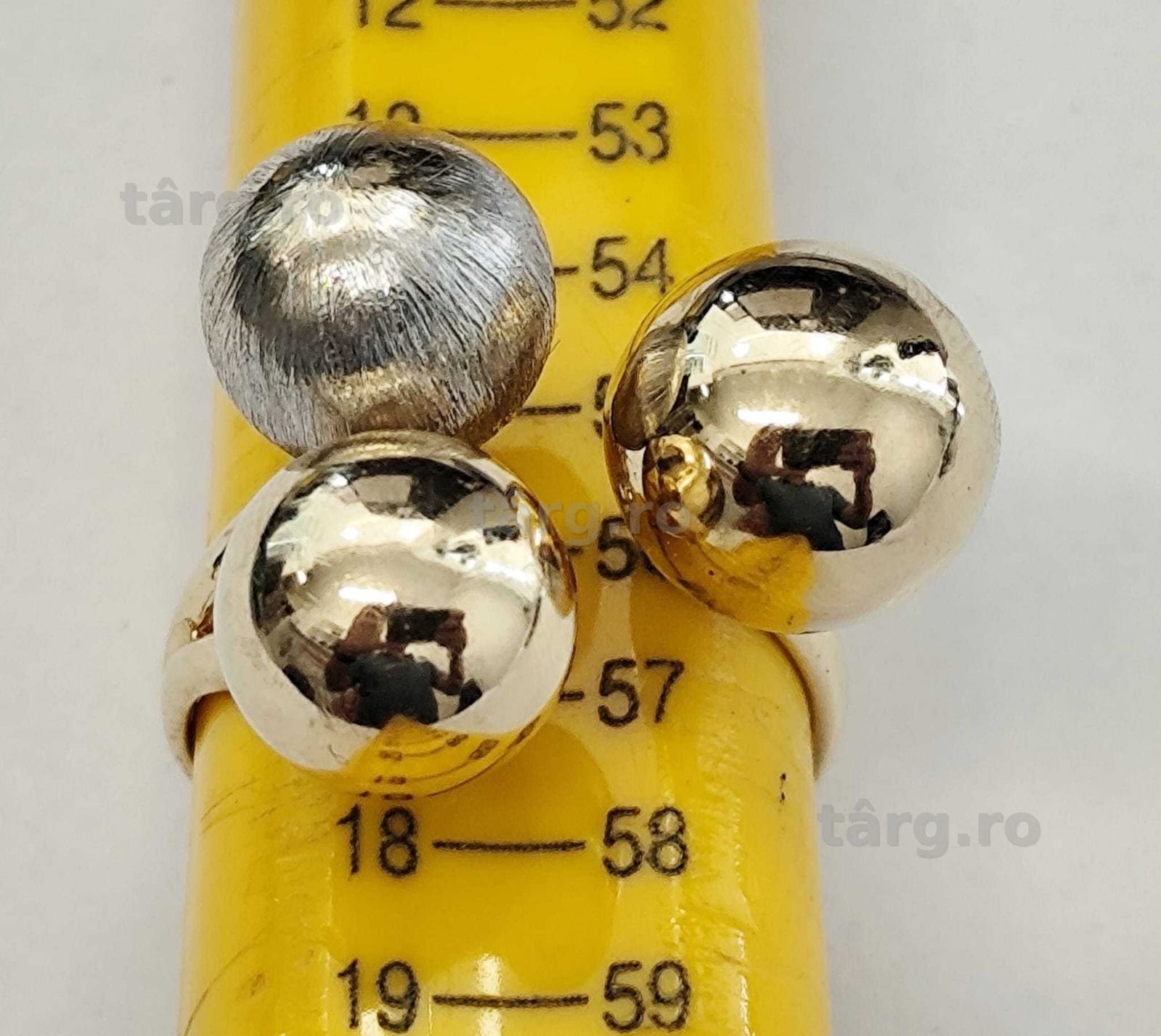 Inel aur 18K  6.04gr (AG35  B 28527.2/32) Vanzare in locatie / Garantie 2 ani ! 4
