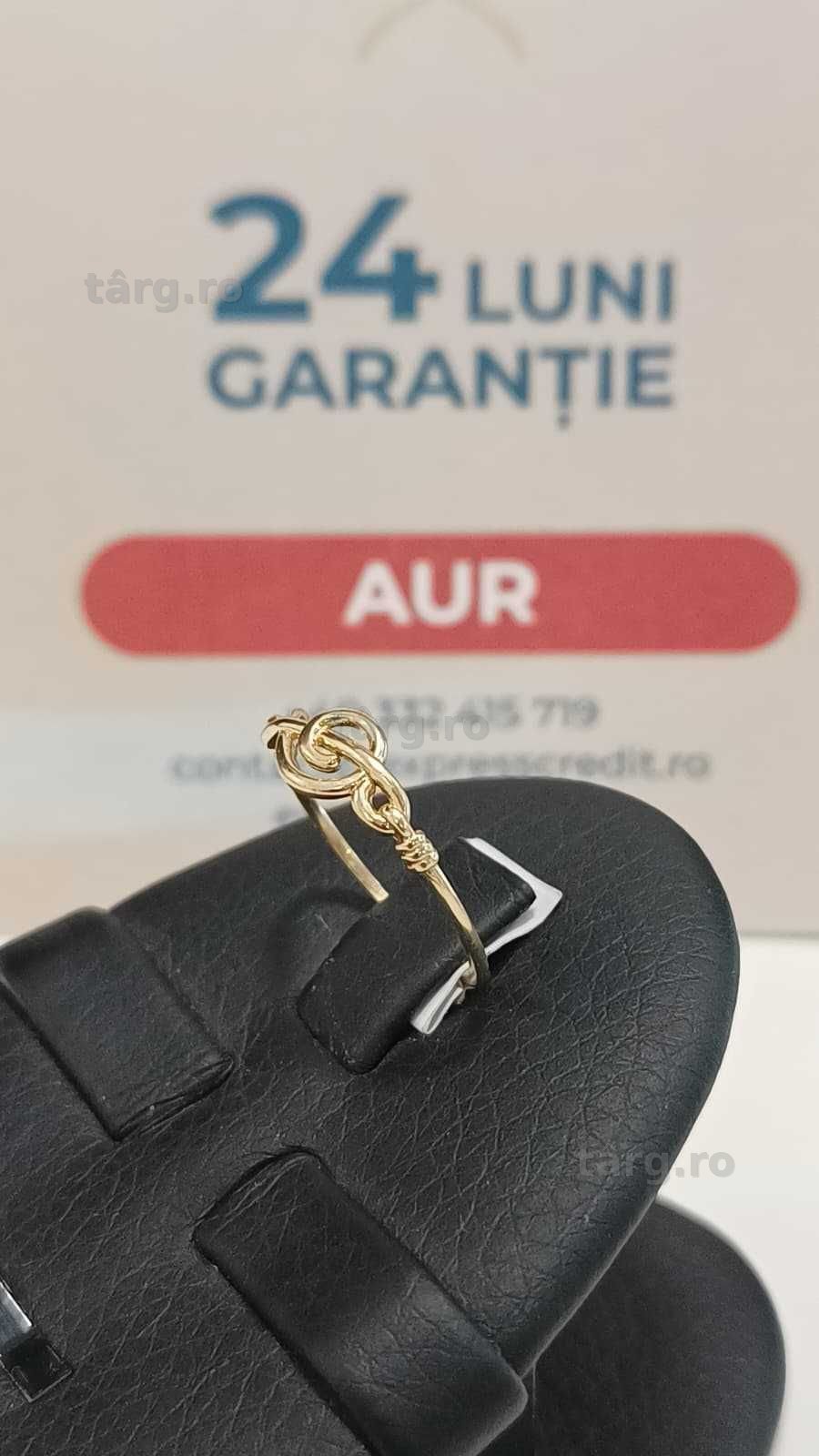 Inel aur 14K 1.43gr [AG24 Harlau B.46235.1] - Garantie 2 ani! 3