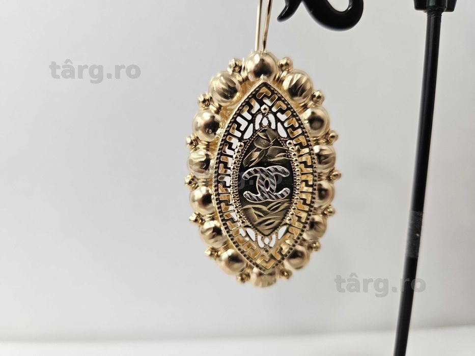 Cercei Aur 14K 8.96g (Ag1 Alexandru B.53059.1) Garantie 2 ani! 2