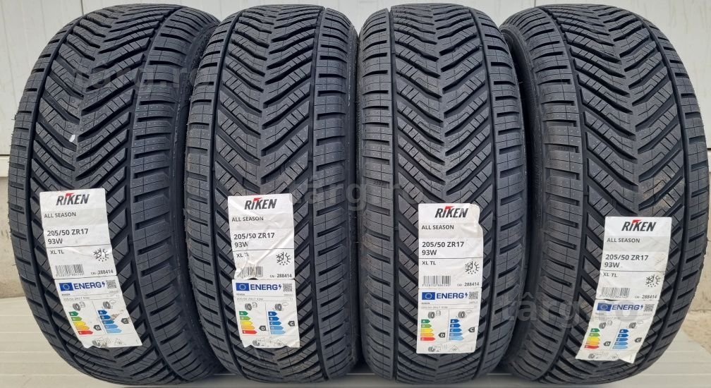 205/50 R17, 93V, RIKEN (by Michelin), Anvelope all season M+S