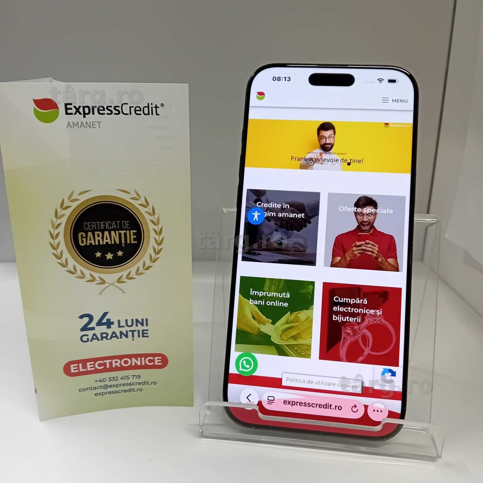 Iphone 16 ProMax 256Gb (ag49 Esplanada b.7700) Garantie 2 Ani