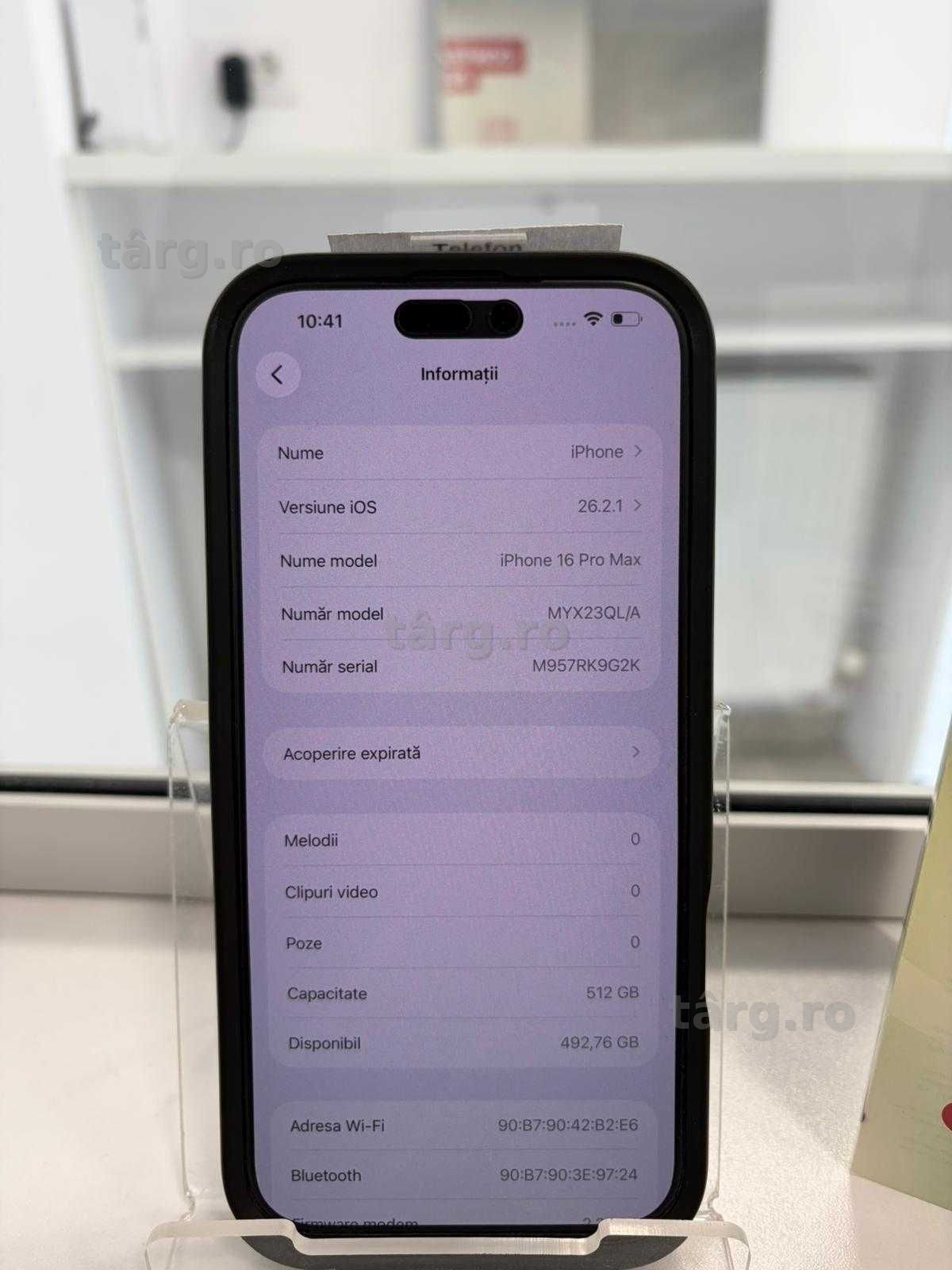 Iphone 16 Pro Max 512Gb 97% SB (Ag1 Alexandru B53677) 2 ani garantie! 2