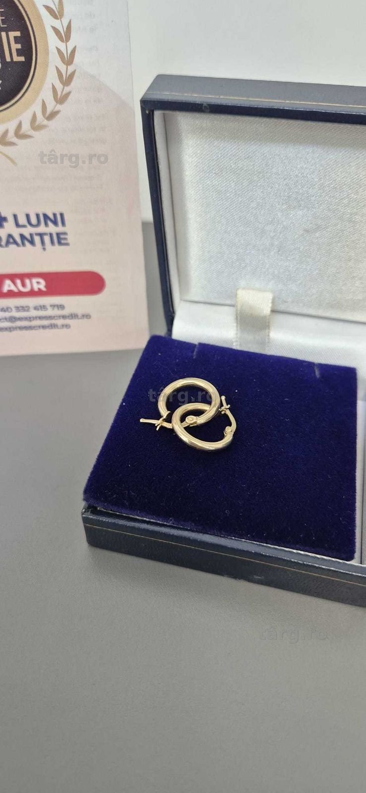 (AG46) Cercei aur 14K B.4603.1 2