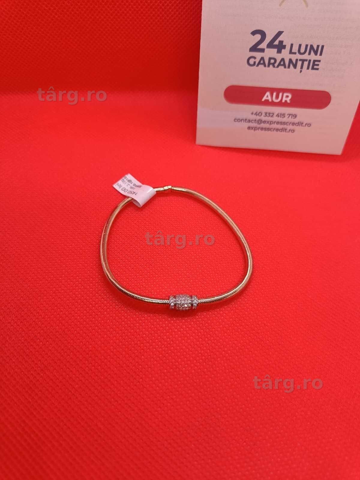 Bratara aur 14K 3.10g (Ag16 Moldova b32910) - Garantie 2 ani! 2